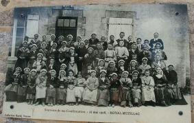 Photo de jeunes filles de Noyal-Muzillac  1908