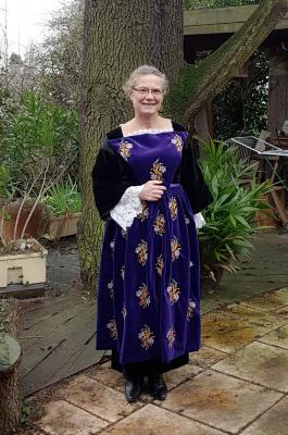 Tablier vannetais petits bouquets essai