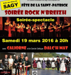 Affiche du spectacle de danse et musique bretonnes